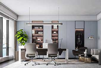 榆树轻奢风格-书房