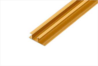 榆树航空纤维墙咔铝合金带灯中条（钛金氧化）