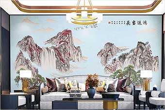 榆树森佰汇航空纤维墙咔（鸿运当头）